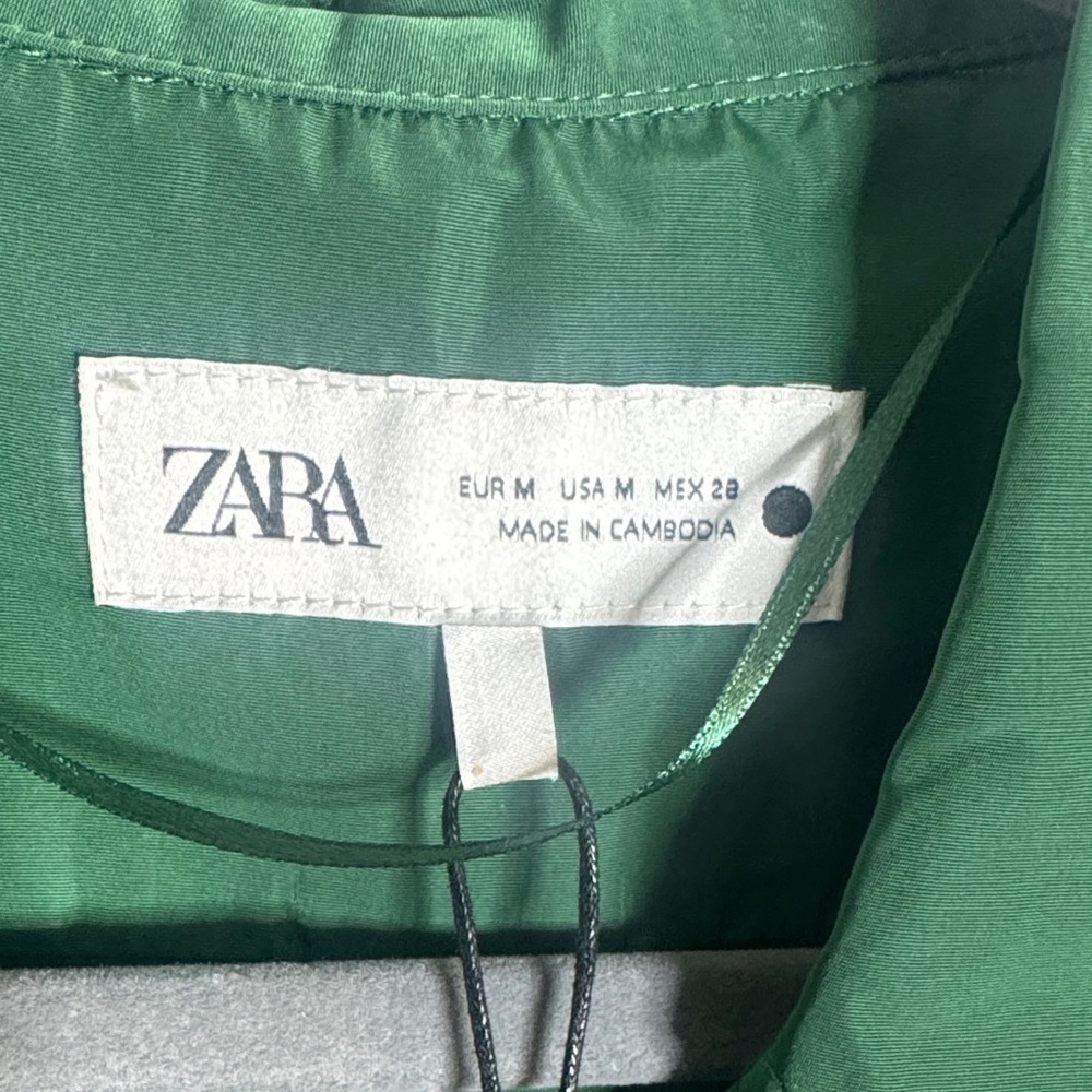 Zara Green Crop Top - Picture 2 of 5